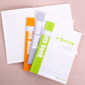 Hojas de calidad premium Papel reciclado con Notebooks de Lamination School Planner de laminación Bopp brillante